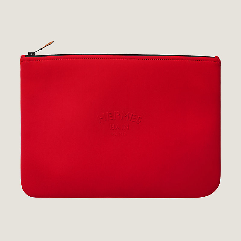 人気【HERMES】ロゴ入りNeobain case MM ポーチ Hermès red neobain medium case pouch - Still in Fashion